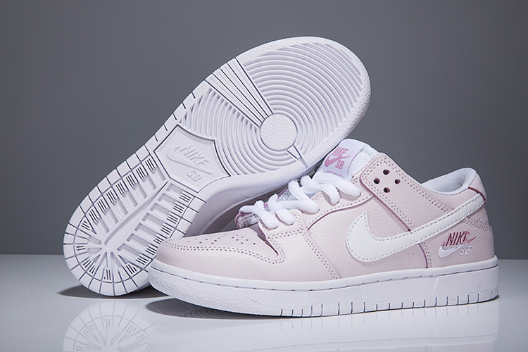 Women Nike Dunk Low Elite Sb Light Pink Shoes